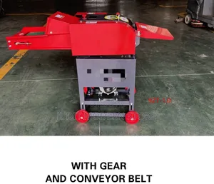 Feed Chopper With Gear and Conveyor Belt