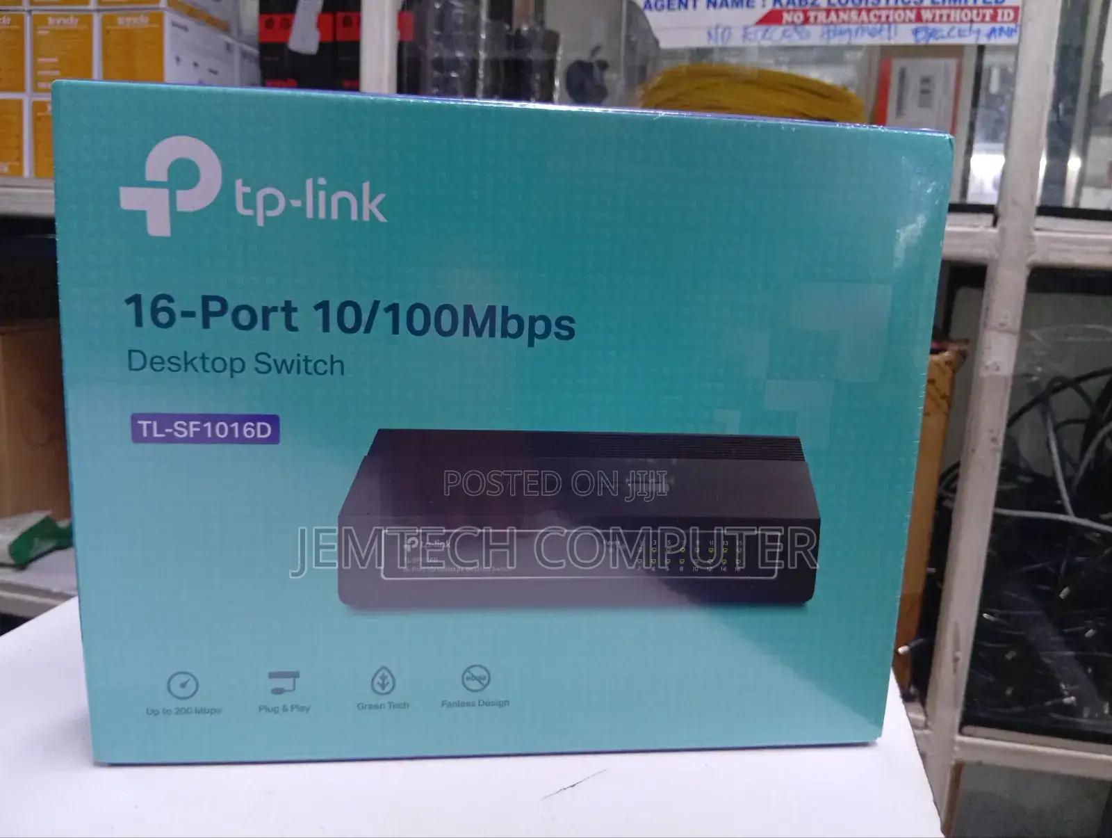 Tplink 16-Port 10/100mbps Desktop Switch Tl-Sf1016d