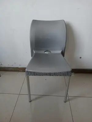 Modern Grey Plastic Chair