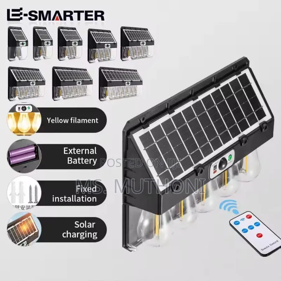 Motion Sensor Outdoor Solar Wall Lamp Light With Solarpanel*