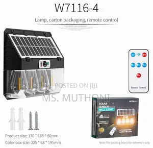 Motion Sensor Outdoor Solar Wall Lamp Light With Solarpanel*
