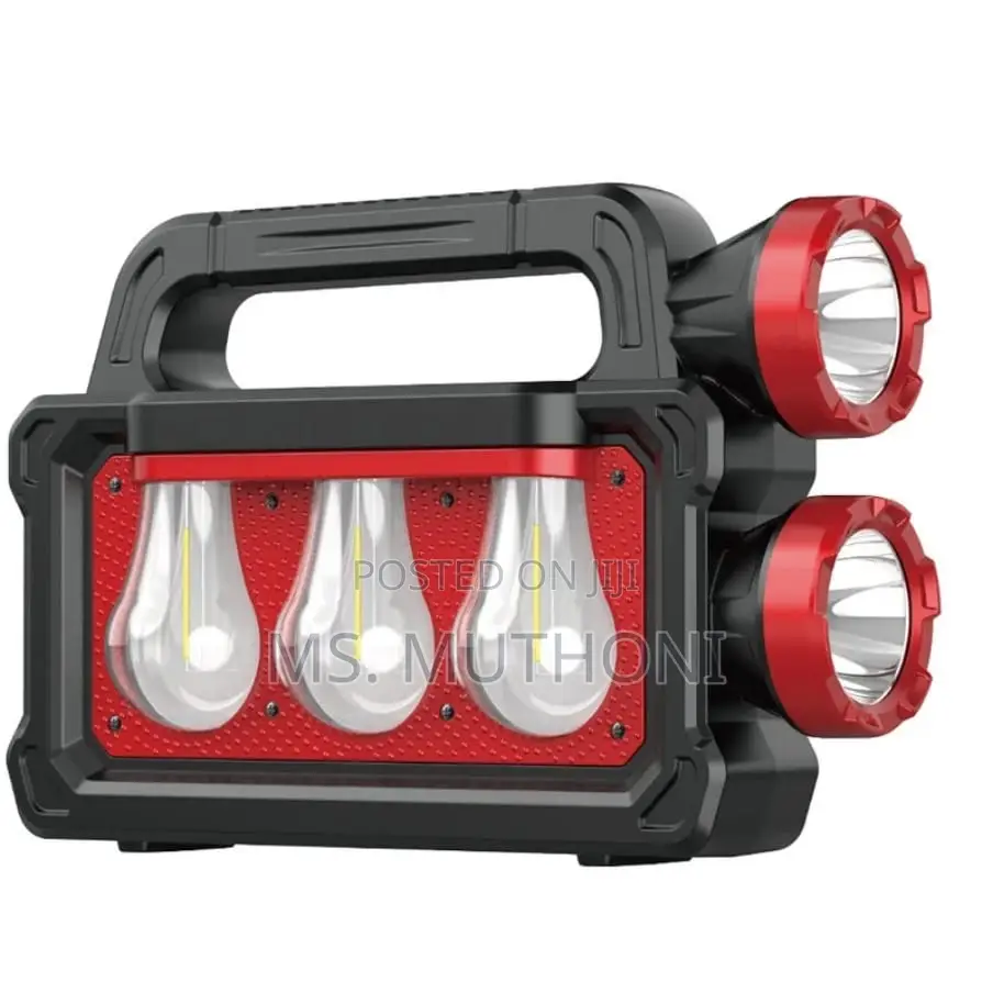 3 Bulbs and 2 Led Flashlight Multifunctional Portable Lamp