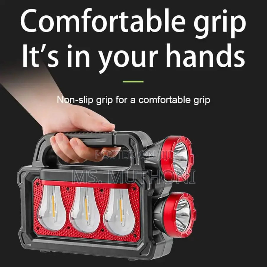 3 Bulbs and 2 Led Flashlight Multifunctional Portable Lamp