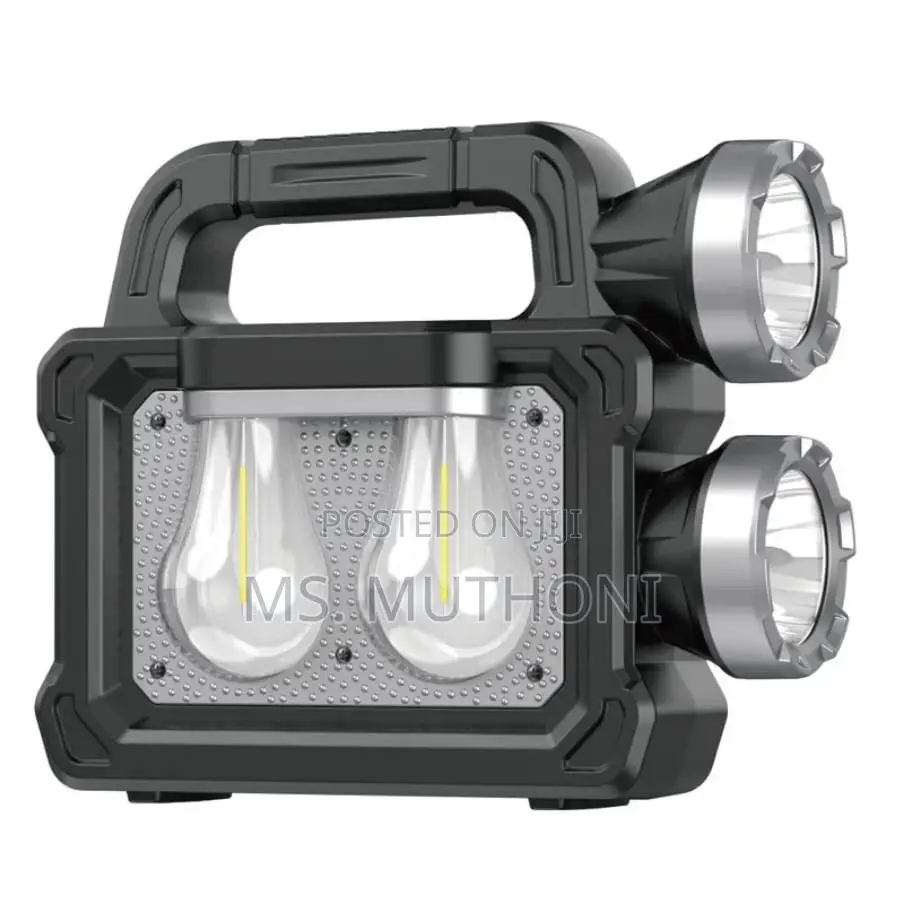 2 Bulbs and 2 Led Flashlight Indoor/ Outdoor Portable Lamp
