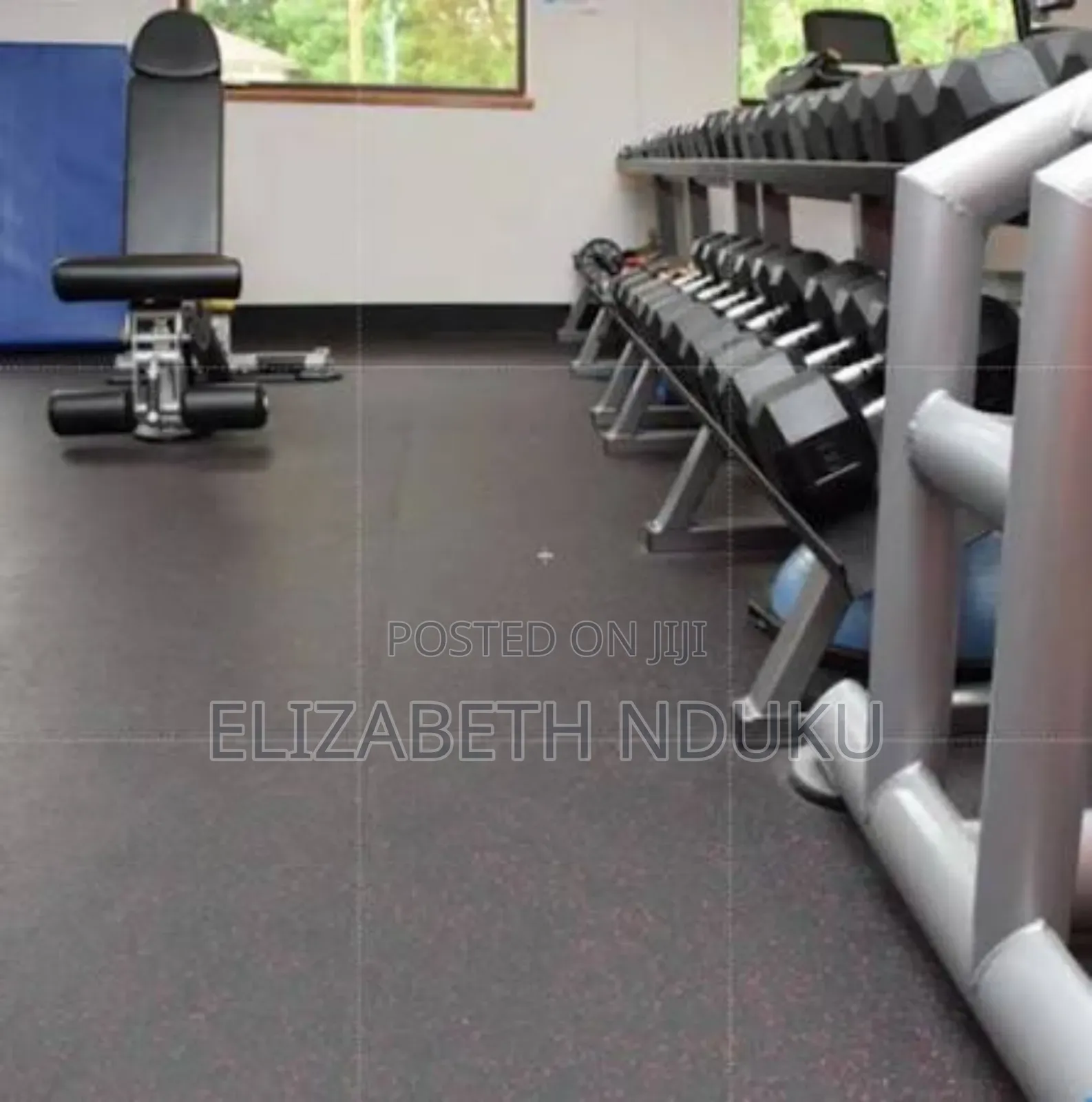 Stable Rubber Gym Floor Mats