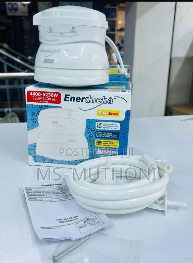 3t Enerducha Enerbras Shower Head for Salty, Borehole and Normal