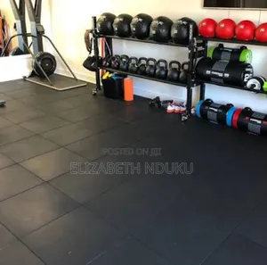 Resilient Rubber Gym Floor Mats