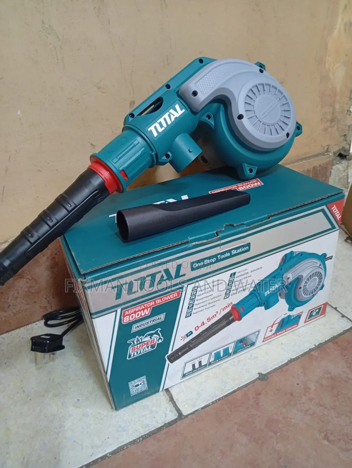 Reliable Total Air Blower And Vacuum Machine 800 Watts