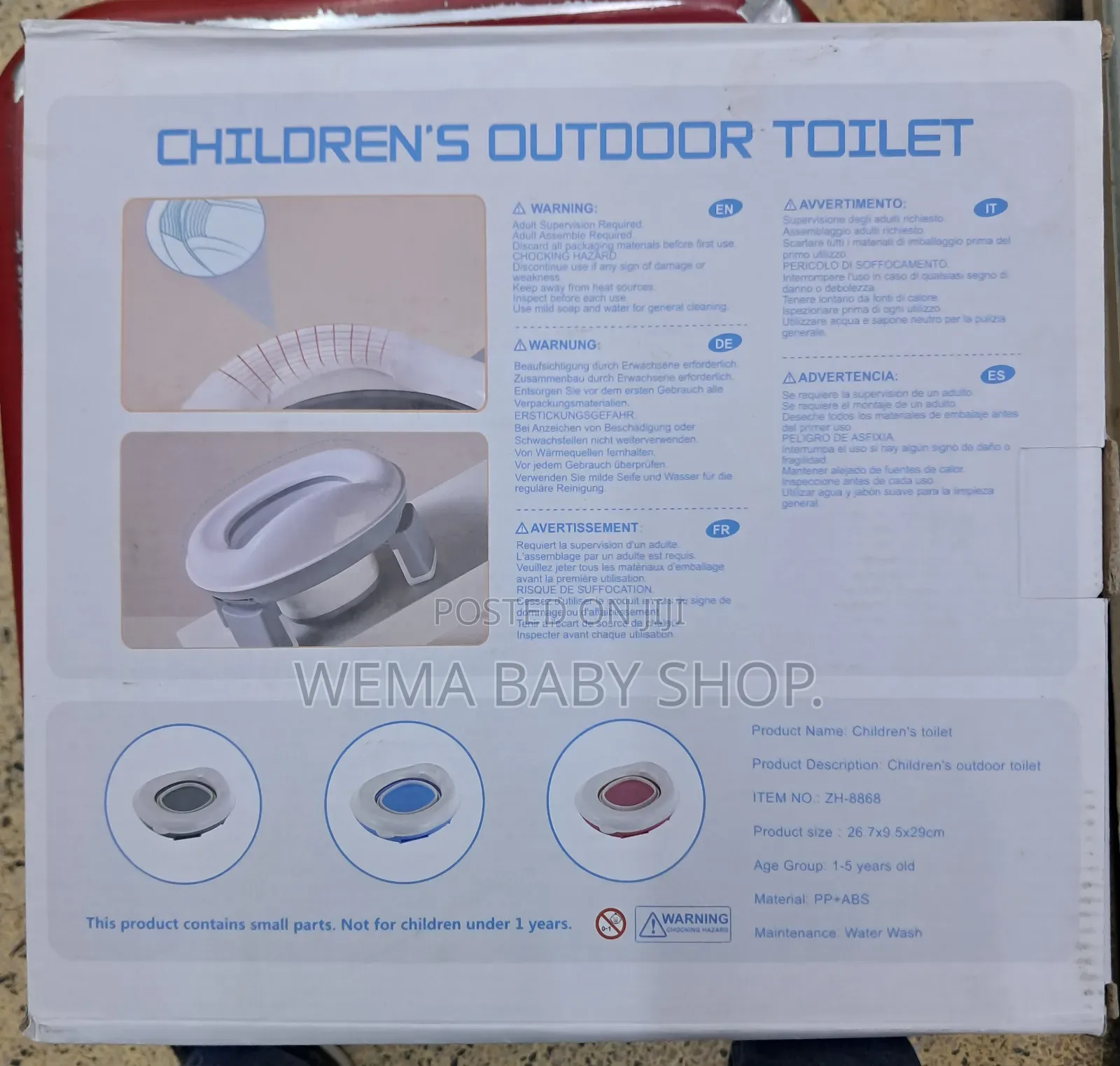 Portable/Foldable Kids Potty/Training Seat