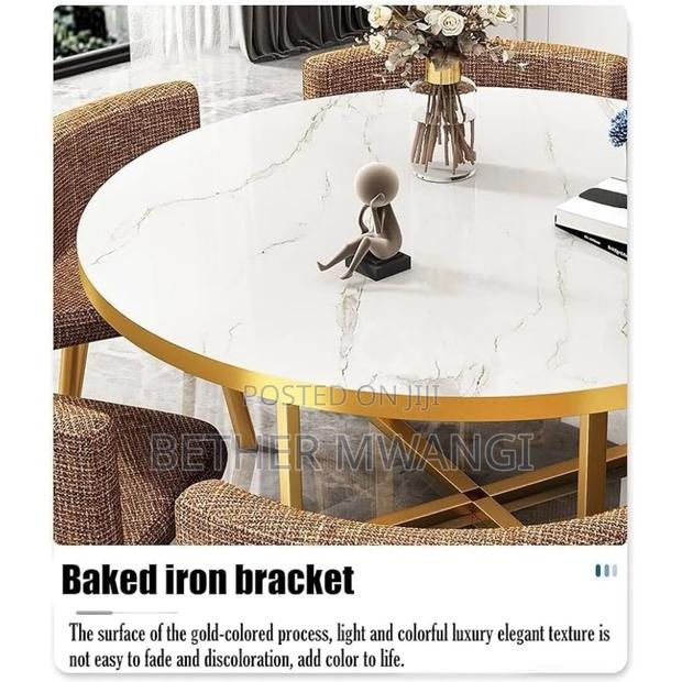 7 Pc Round Dining Table Set in Kenya - thumbnail 4
