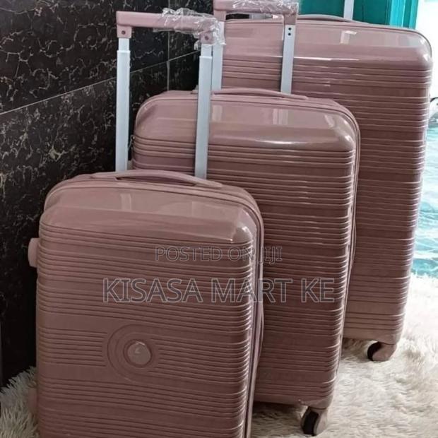 3 in 1 Unbreakable Double Zip Rubber Suitcase. - thumbnail 4