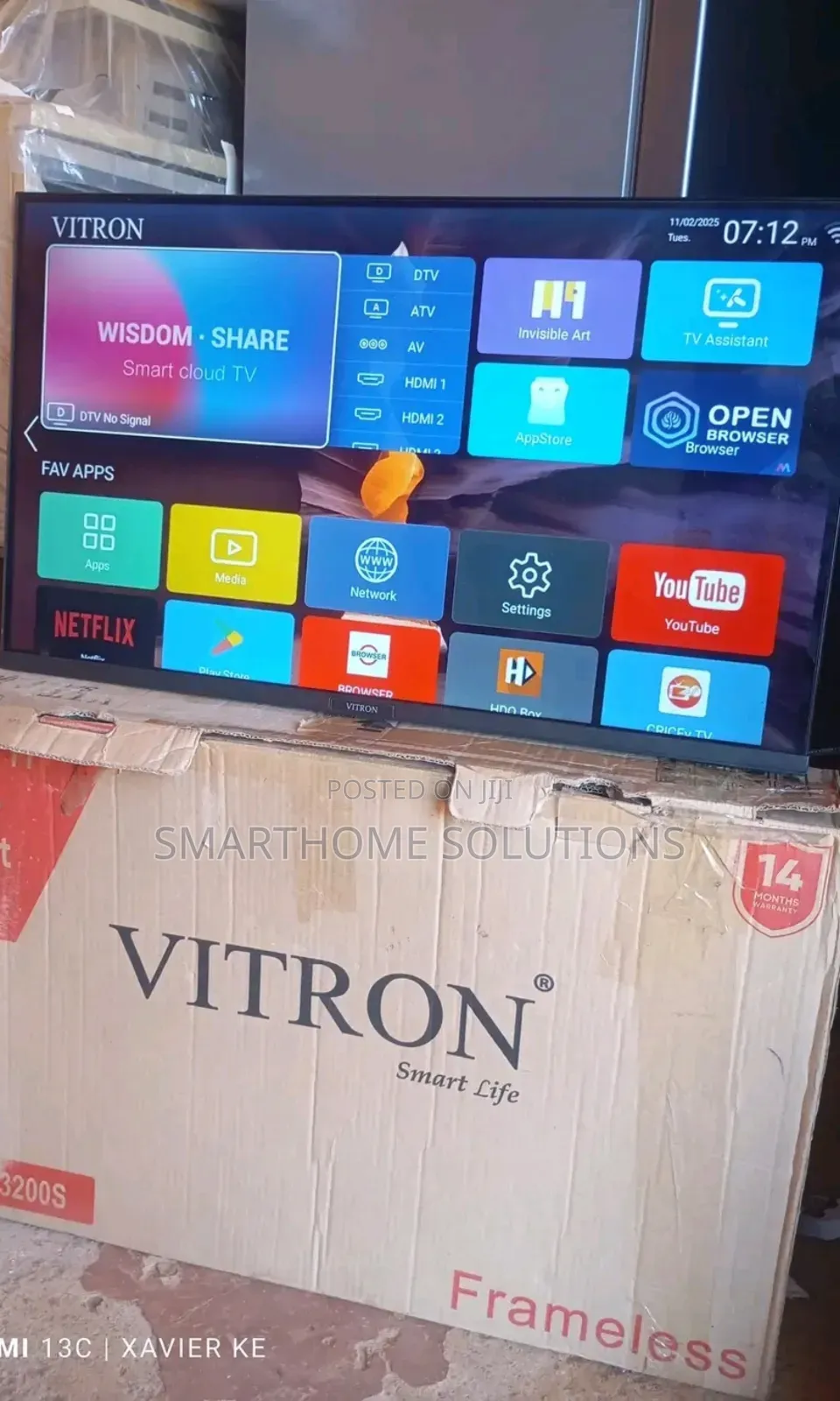 Vitron 32 Inch Android And Smart Tv
