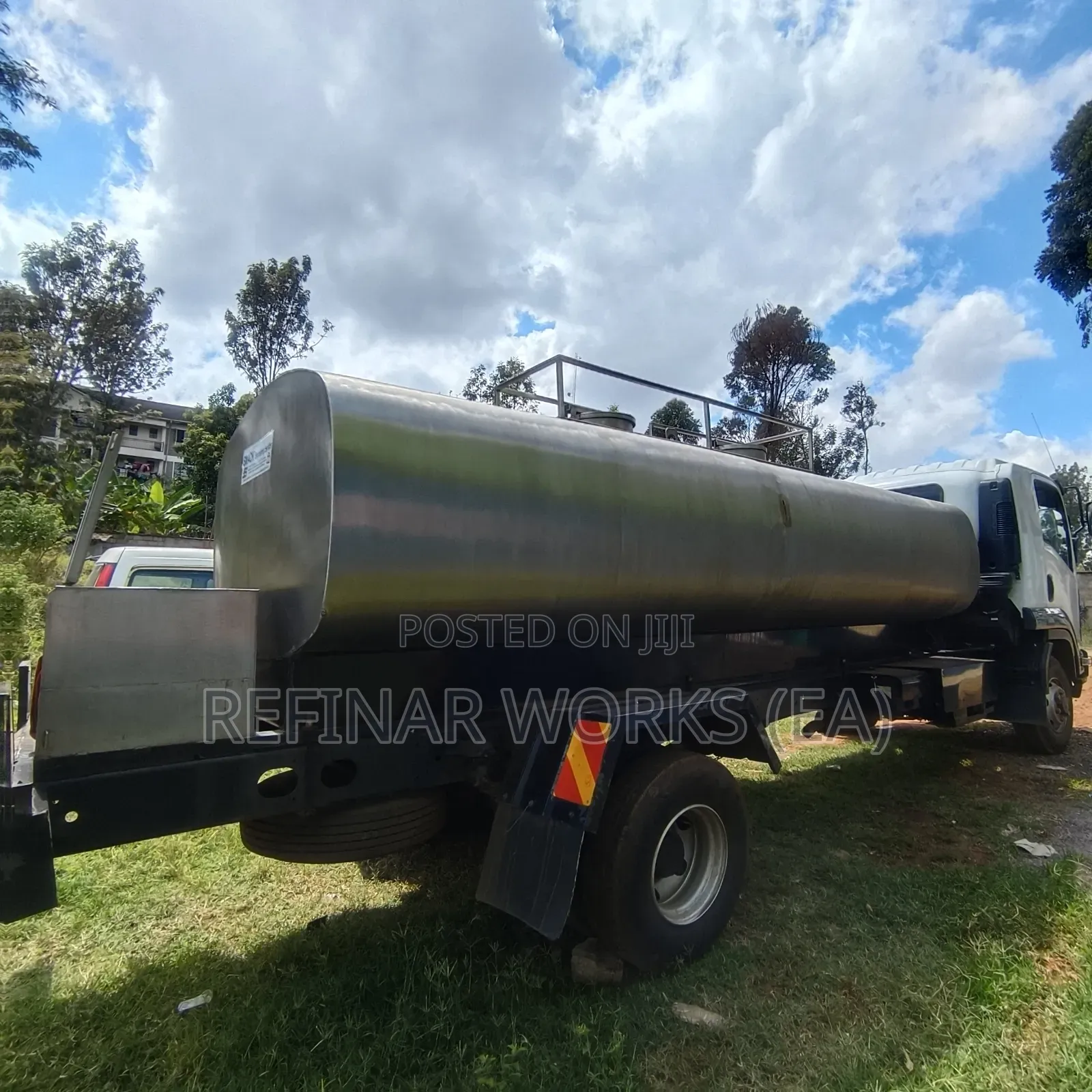 Stainless Steel Water Bowser Transporter Truck + Pump & Meter
