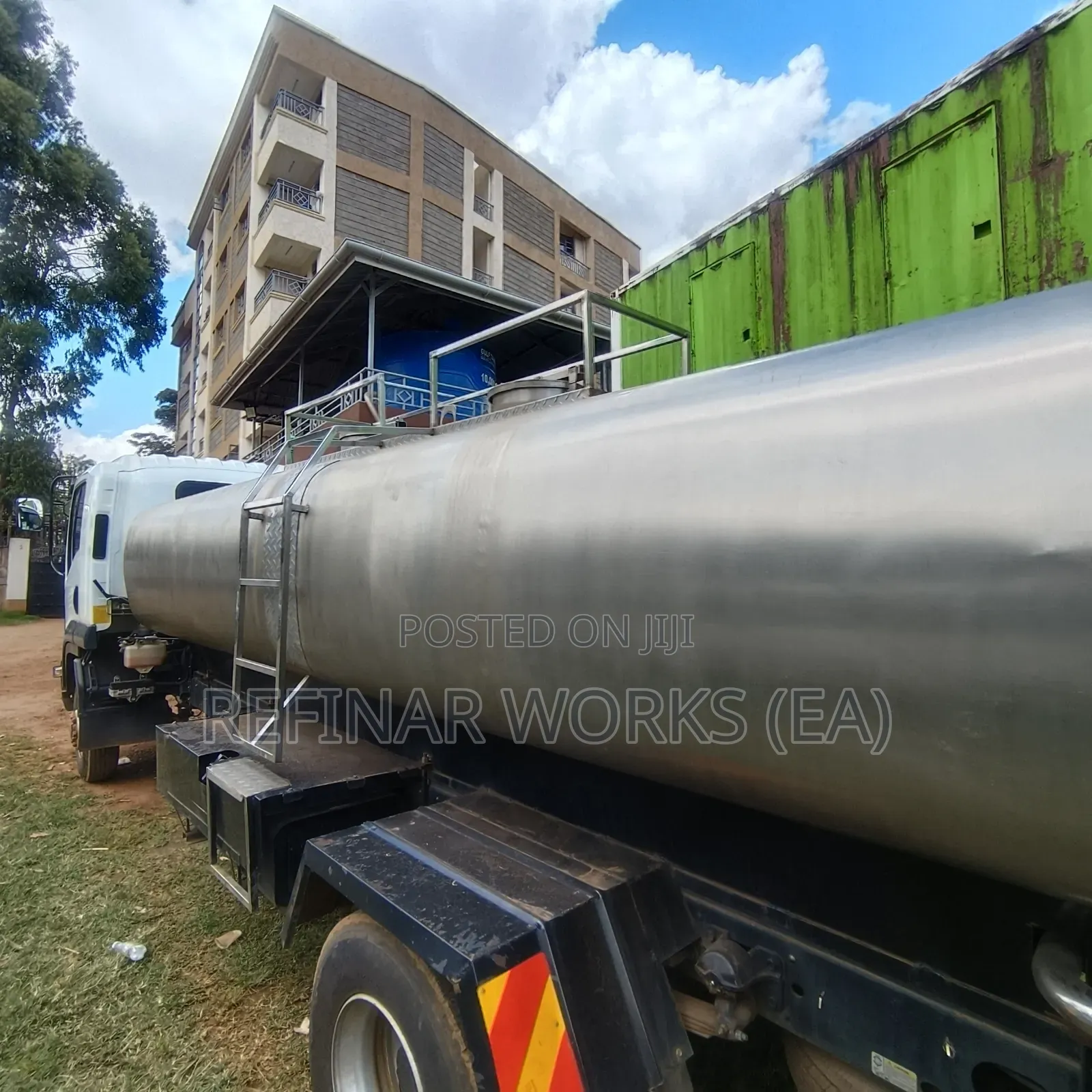 Stainless Steel Water Bowser Transporter Truck + Pump & Meter