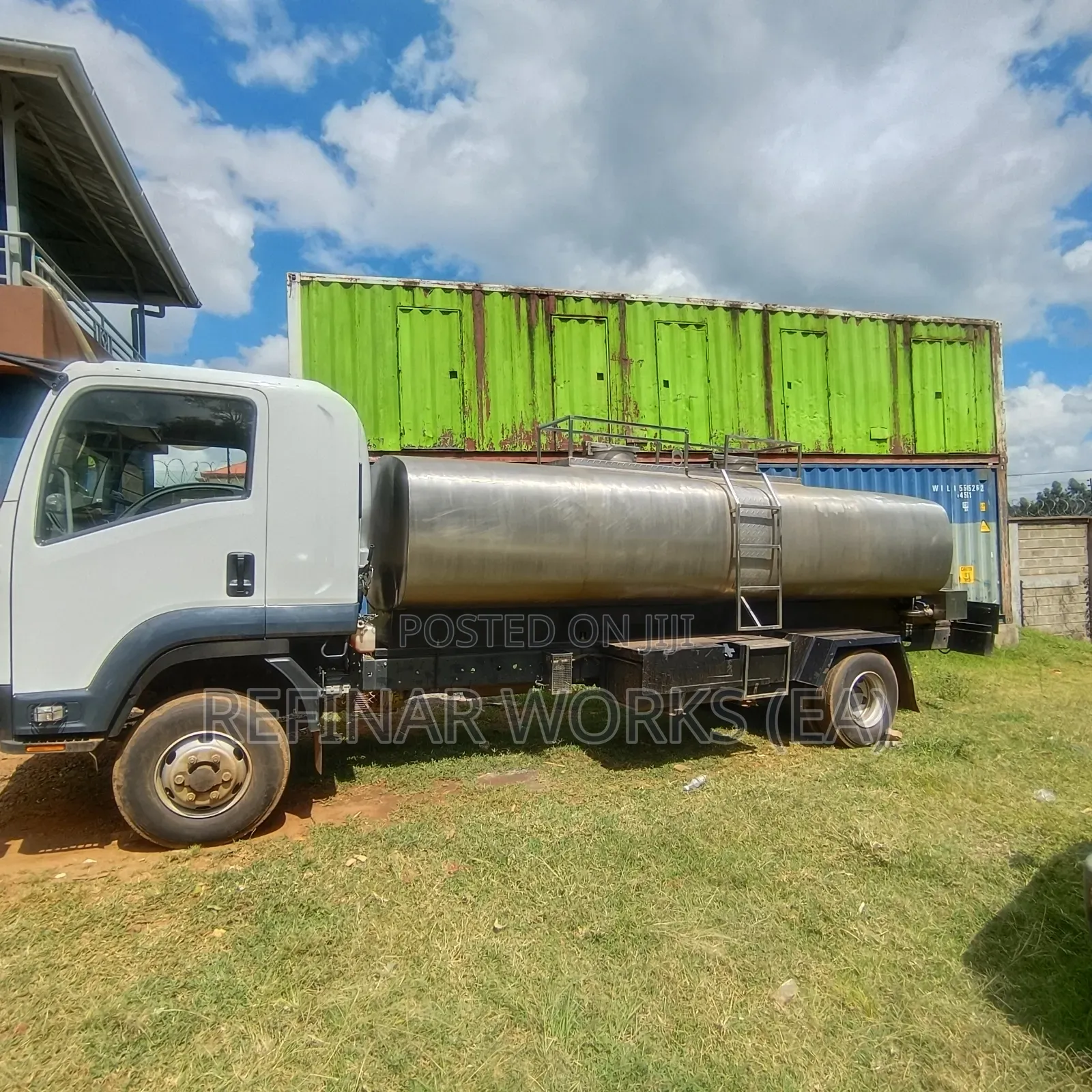 Industrial Stainless Water Tanker / Transporter Fabrication