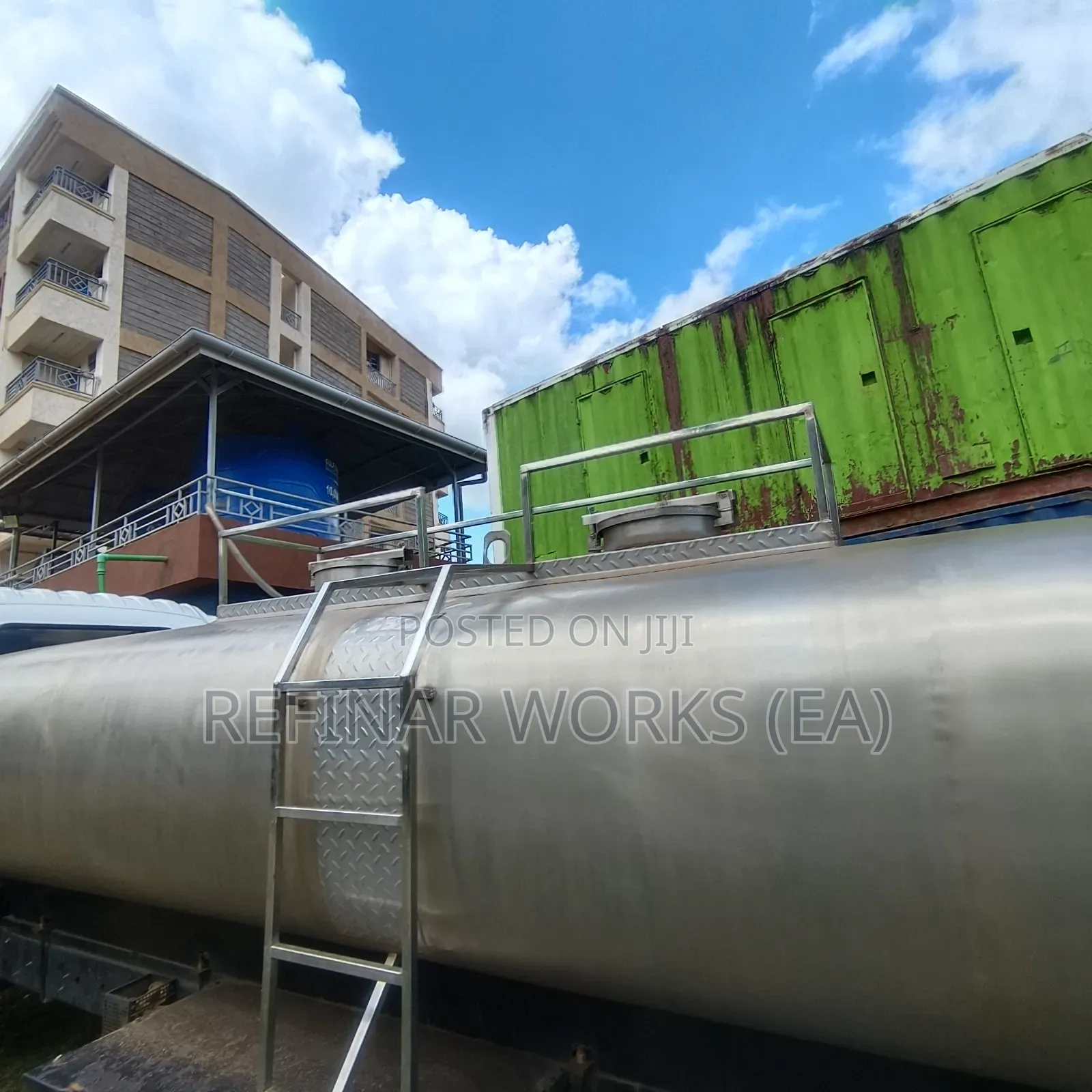 Industrial Stainless Water Tanker / Transporter Fabrication