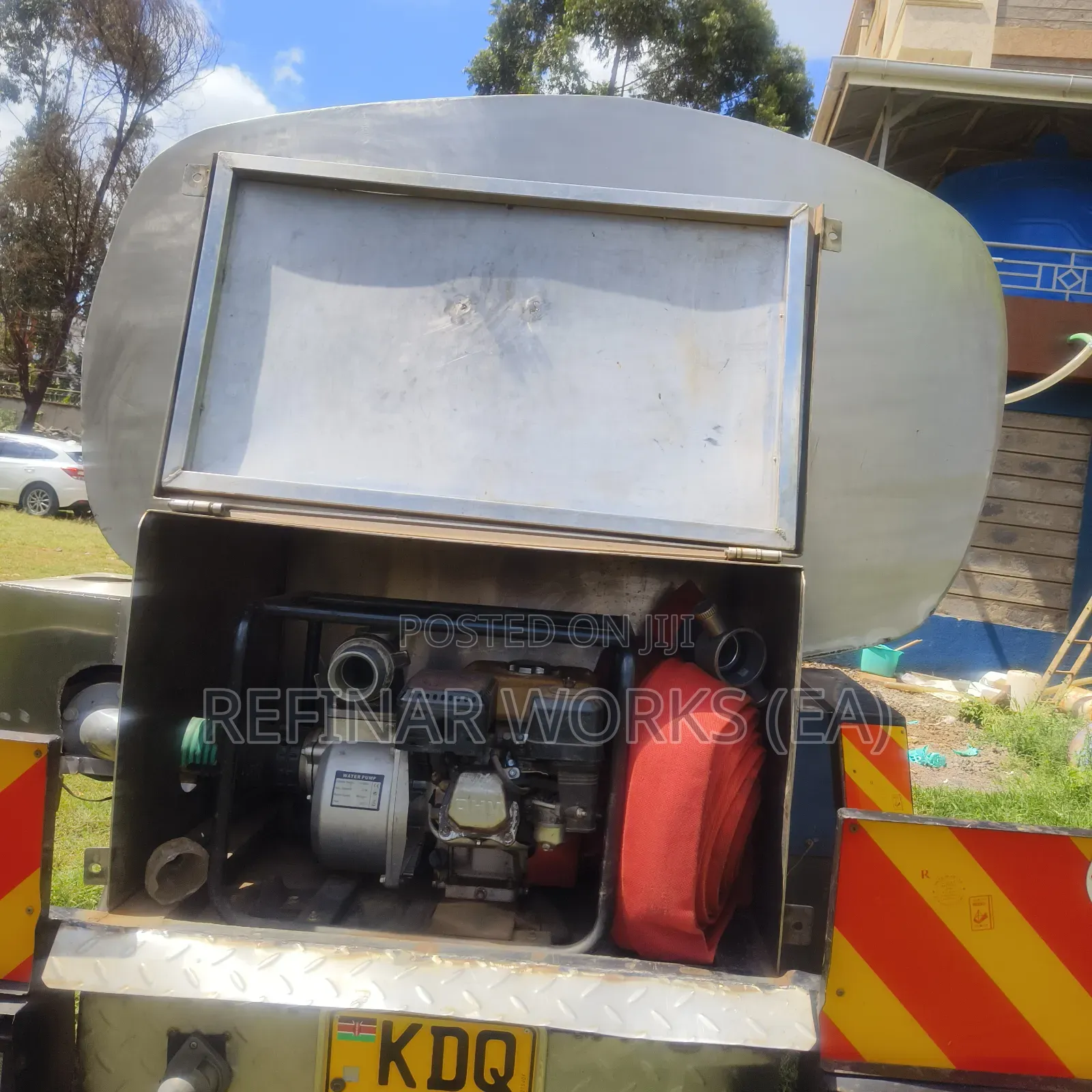 Custom Water Bowser Fabrication – Stainless Steel Tank By Refinar