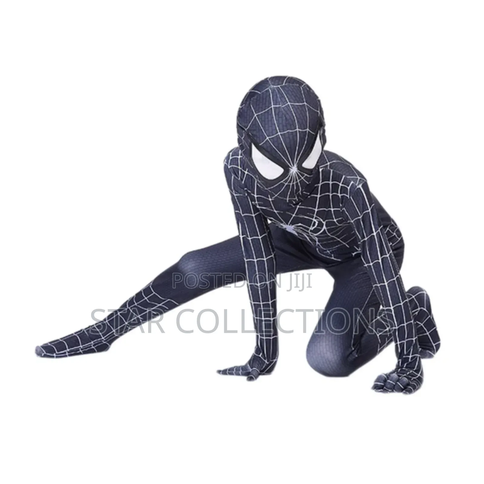 Kids Black Spiderman Costume