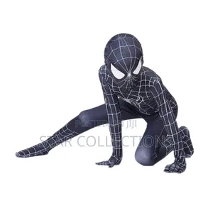 Kids Black Spiderman Costume