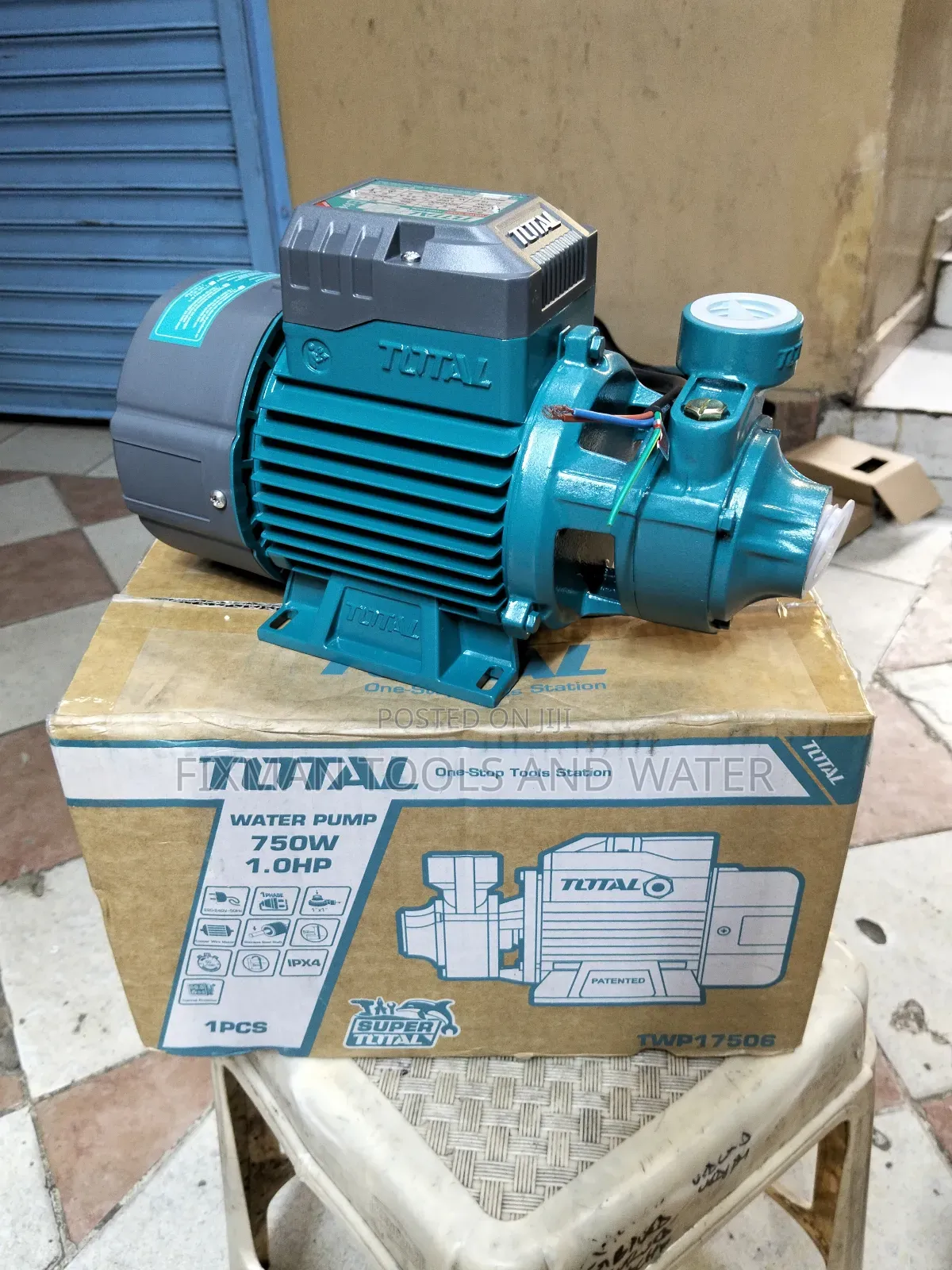 Total Water Booster Pump 1 Hp 52m Head 1 Inches Pipe