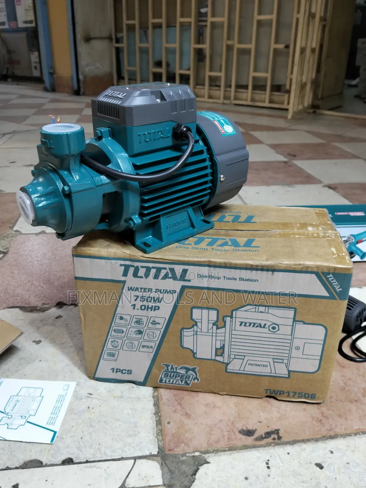 Commercial Water Boster Pump Total 1 Hp 52m Head