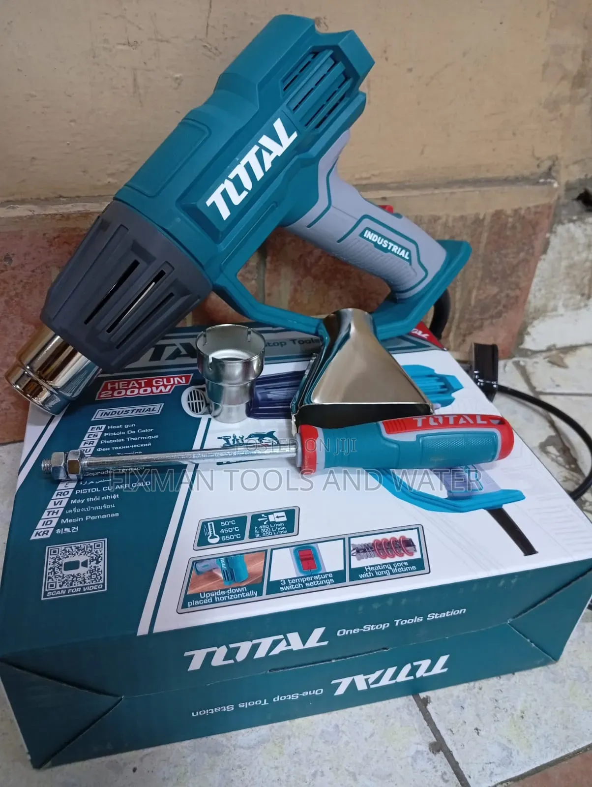 Water Sealer Total Heat Gun 2000 Watts #Hot Air Gun
