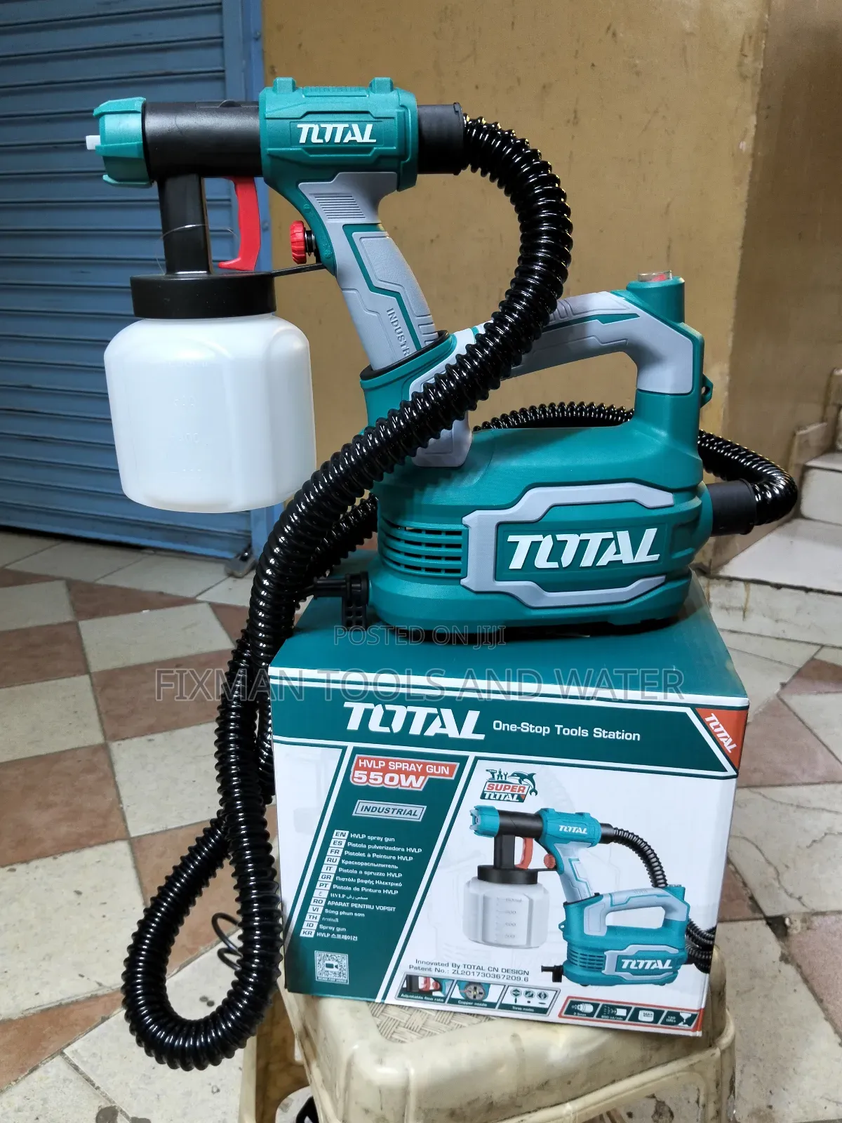 High Pressure Total Electric Spray Gun 550 Watts