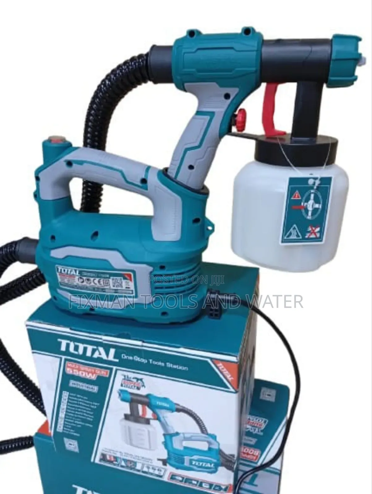 Commercial Total Electric Spray Gun 550 Watts for Fine Finishing Art