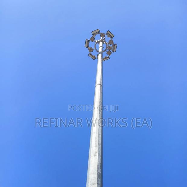 High Mast Lighting Towers – 20m, 25m, 30m Poles