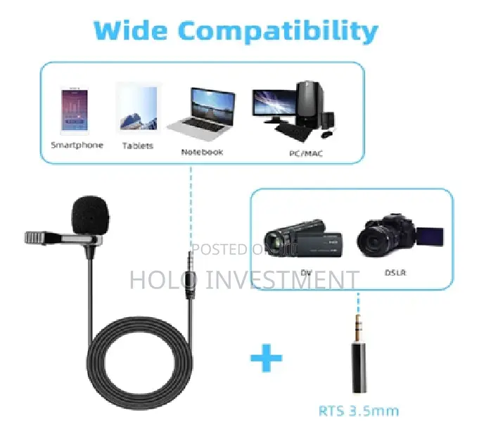 Maono Au-402 Lavalier Condenser Microphone