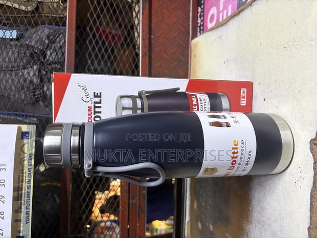 Premium Double Wall Vacuum Bottle – 1100ml Stainless Steel Flask - thumbnail 2