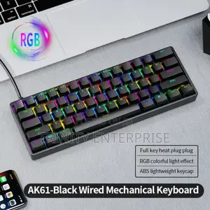 Hot Swapable Mechanical Gaming Keyboard 60% Blueswitch Gaing Keyboard