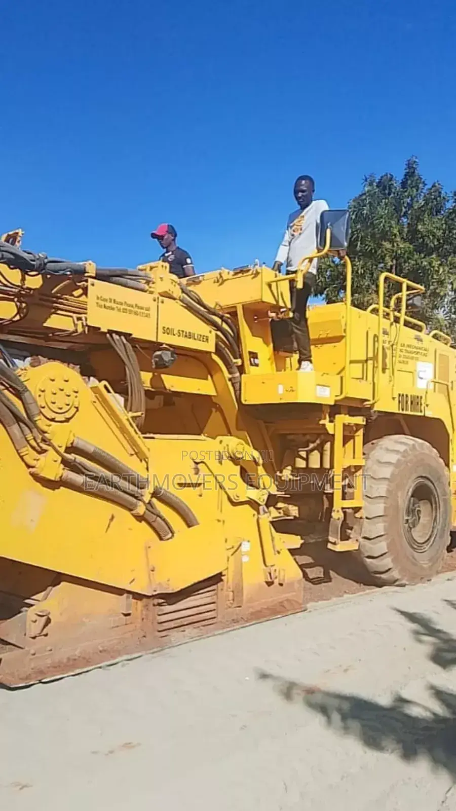 Road Reclaimer/Soil Stabilizer/Rotary Machine for Hire