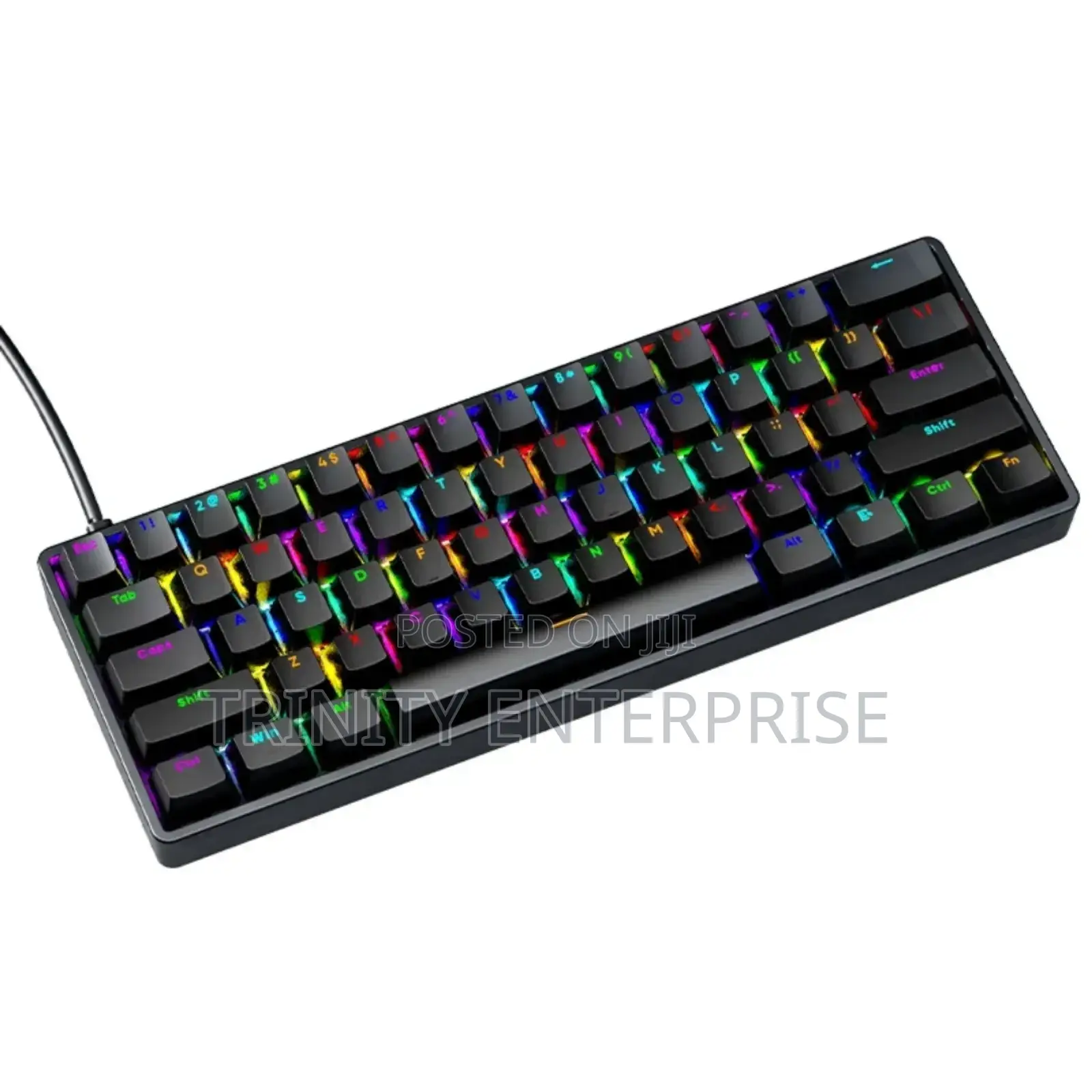 Usb Wired Hot Swappable Computer, Red Switch Gaming Keyboard 60%