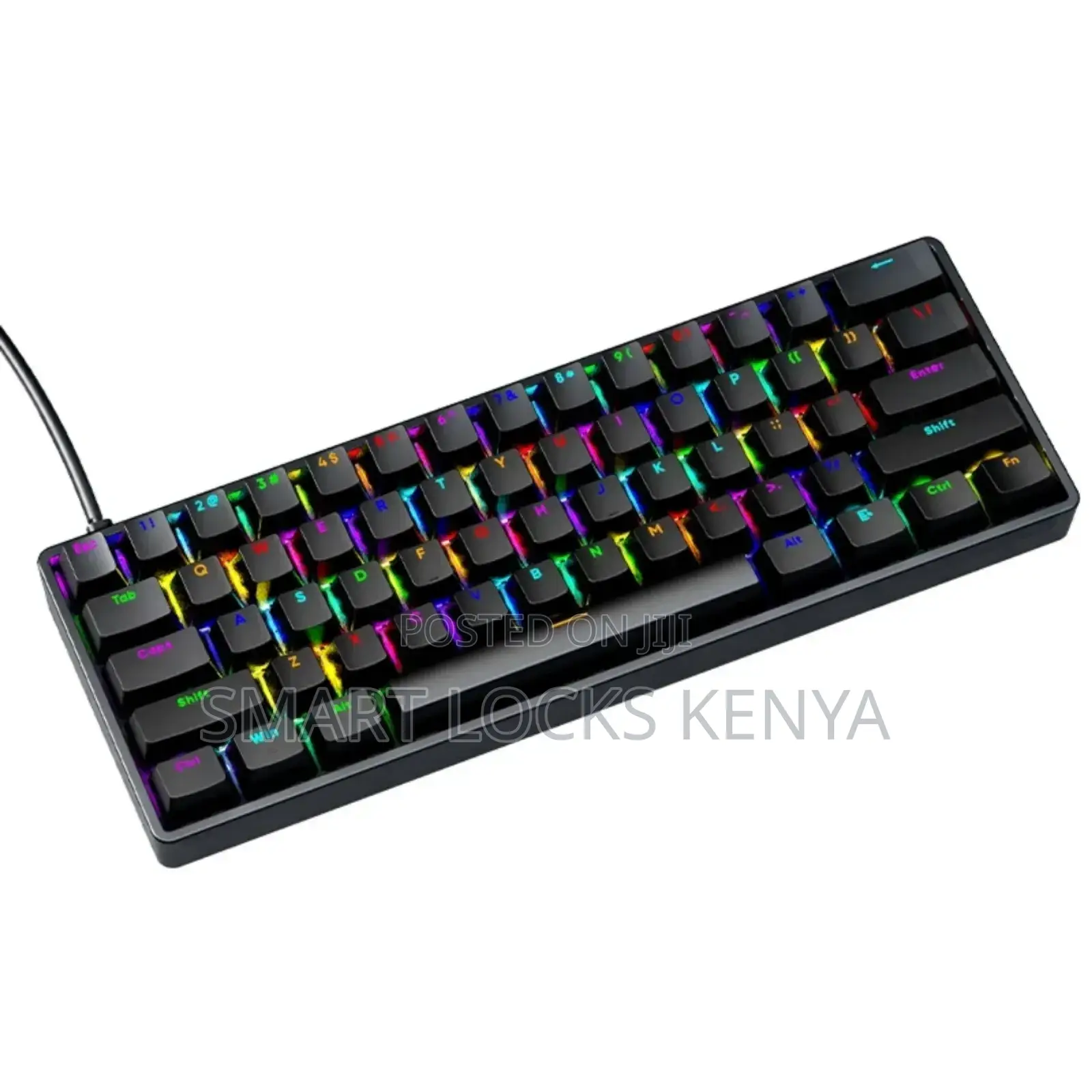 Usb Wired Hot Swappable Computer, Red Switch Gaming Keyboard 60%