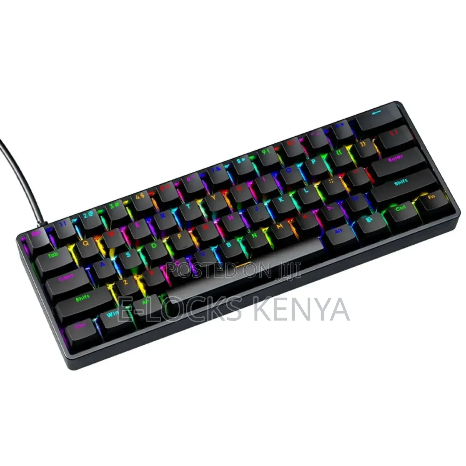 Usb Wired Hot Swappable Computer, Red Switch Gaming Keyboard 60%