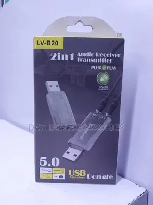 Audio Adapter 2 in 1 Multi Function Audio Transmitter and Receiver