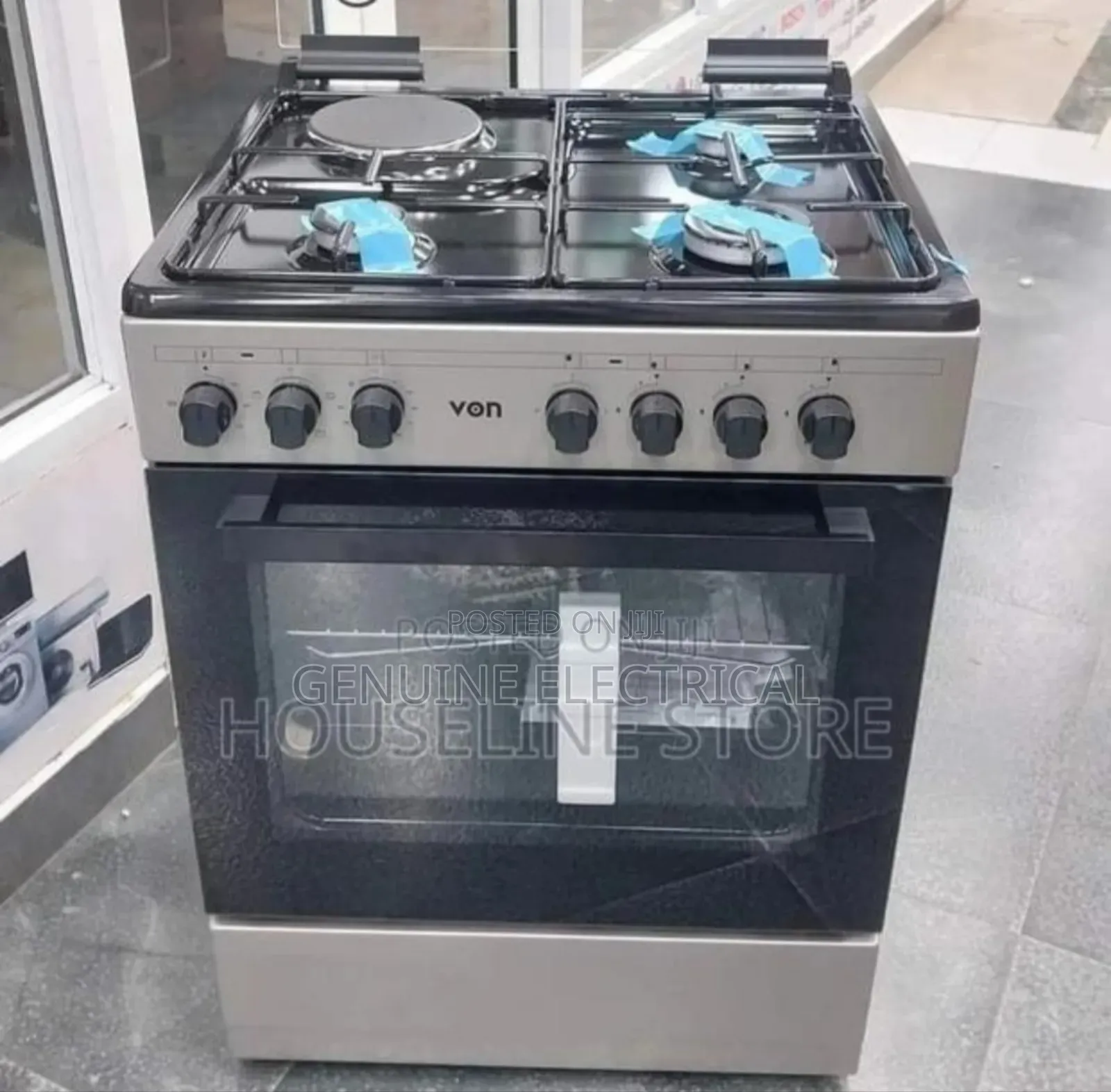 Von 60by60 Standing Cooker 3gas +1electric