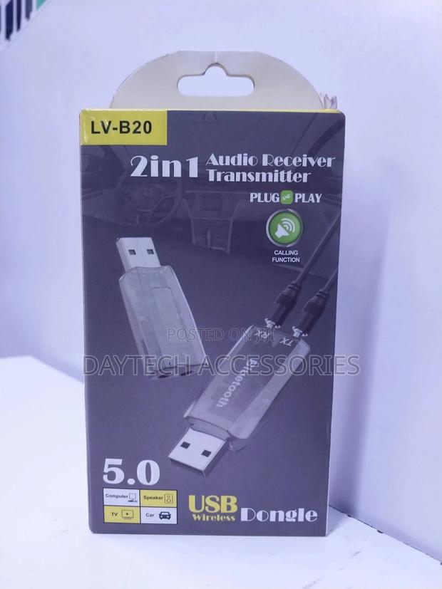 2-in-1 Wireless Bluetooth Transmitter/Receiver Audio Adapter.