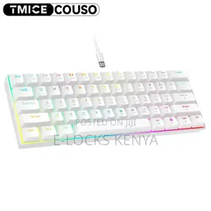 Mechanical Keyboard RGB Led Backlit Hot Swappable Mechanical 68keys