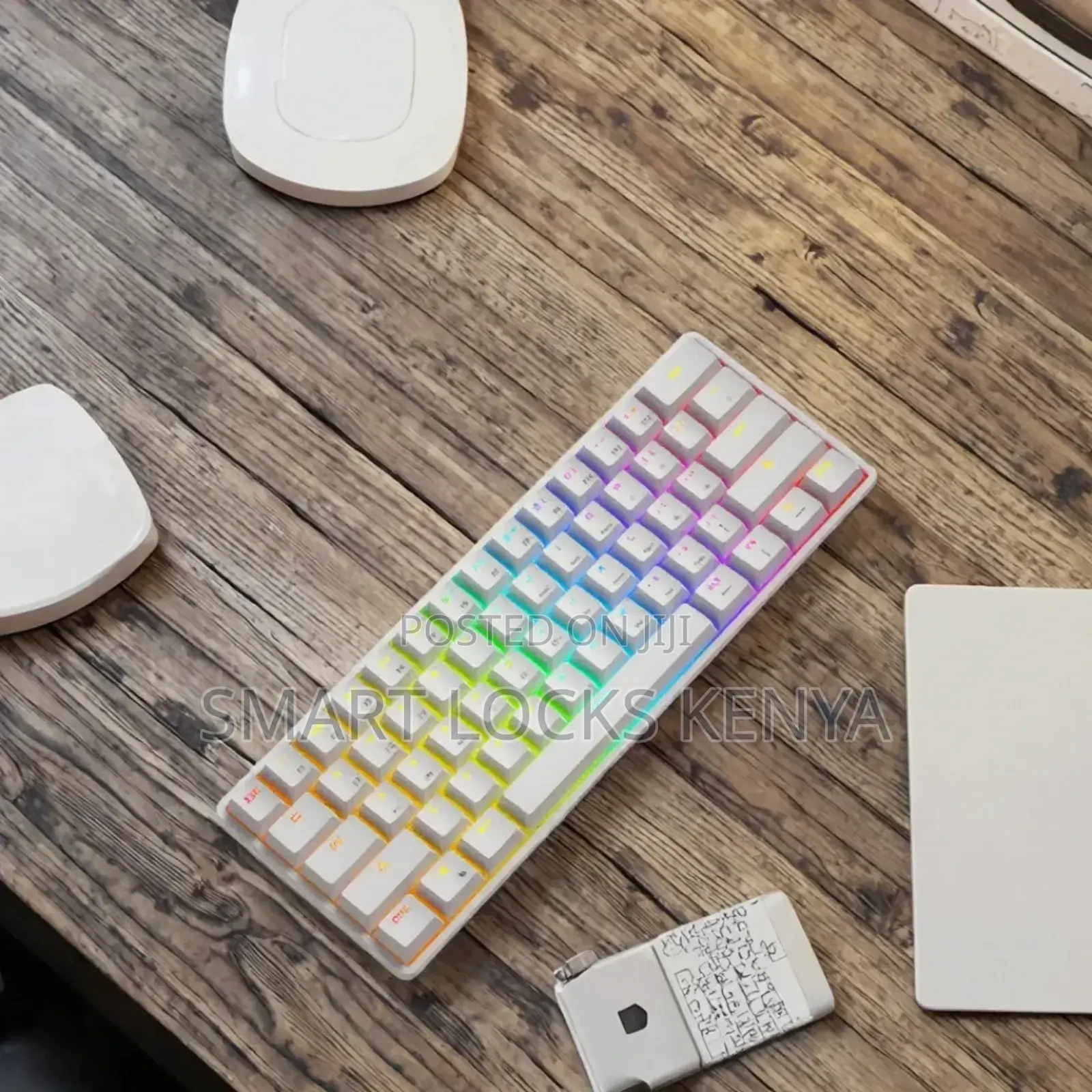 60% Mechanical Gaming Keyboard RGB Led Backlit Gamer Type C Keyboard,
