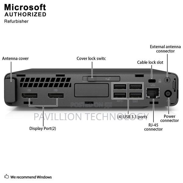 Desktop Computer HP ProOne 600 G3 3GB Intel Core I7 SSD 256GB - thumbnail 4