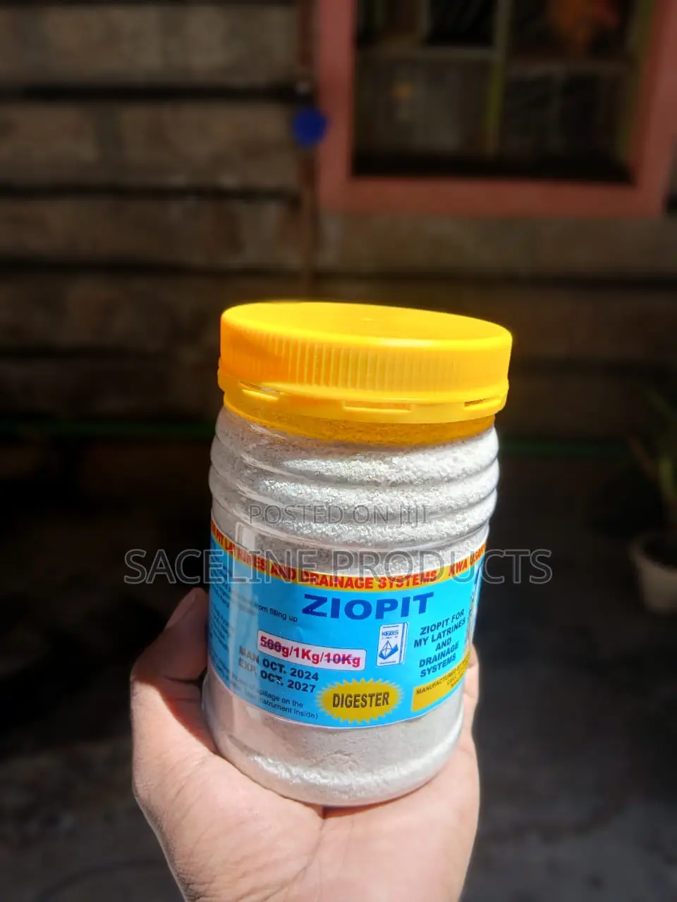 Ziopit for Pit Latrines and Drainage Systems.