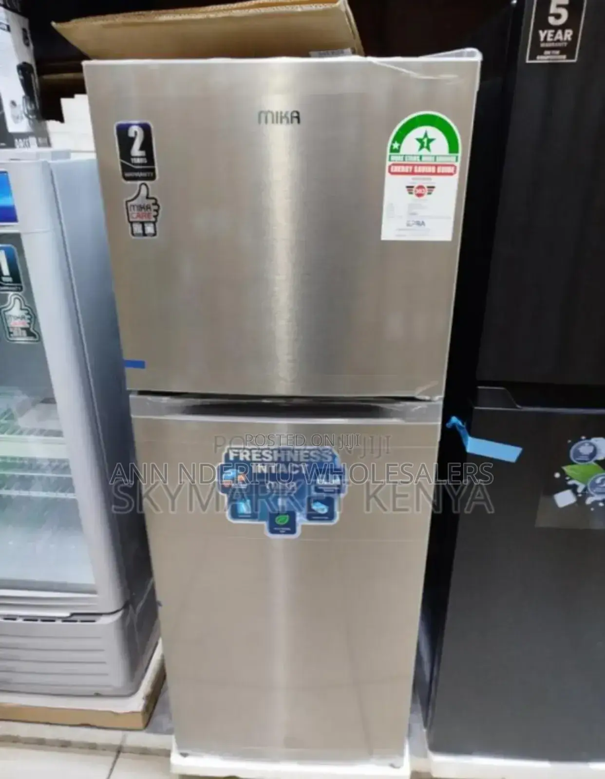 Color Silver Mika 138l Fridge