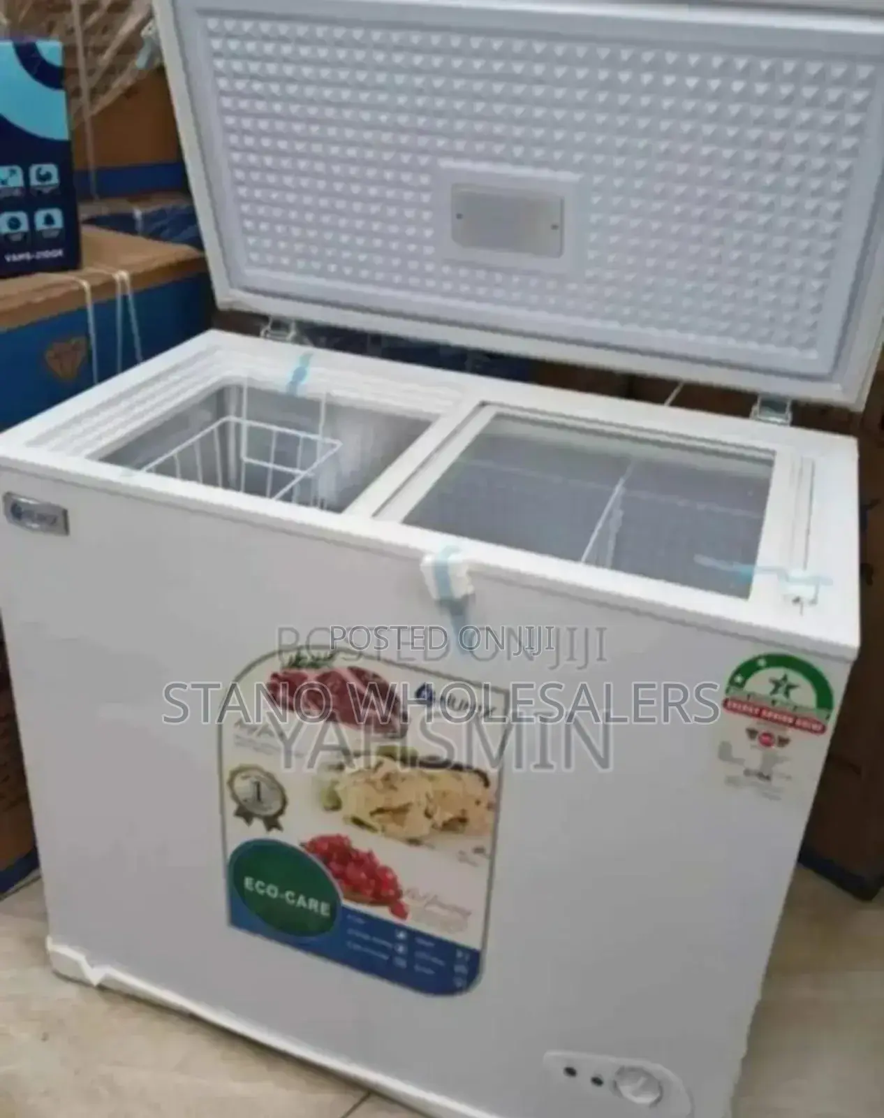 Colour White Double Nunix 150l Freezer