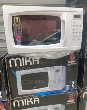 Colour White Mika Digital Microwave