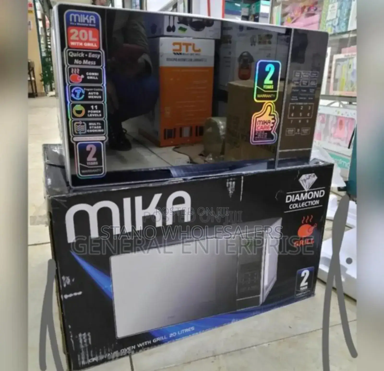 Grilled Mika Digital Microwave
