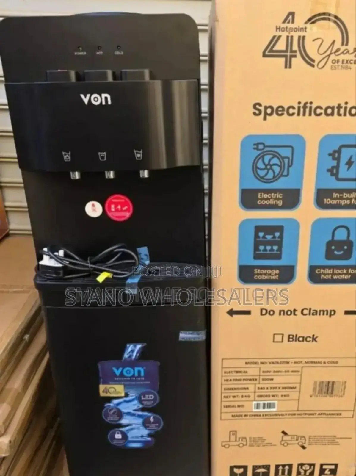 Black Von 3tap Dispenser
