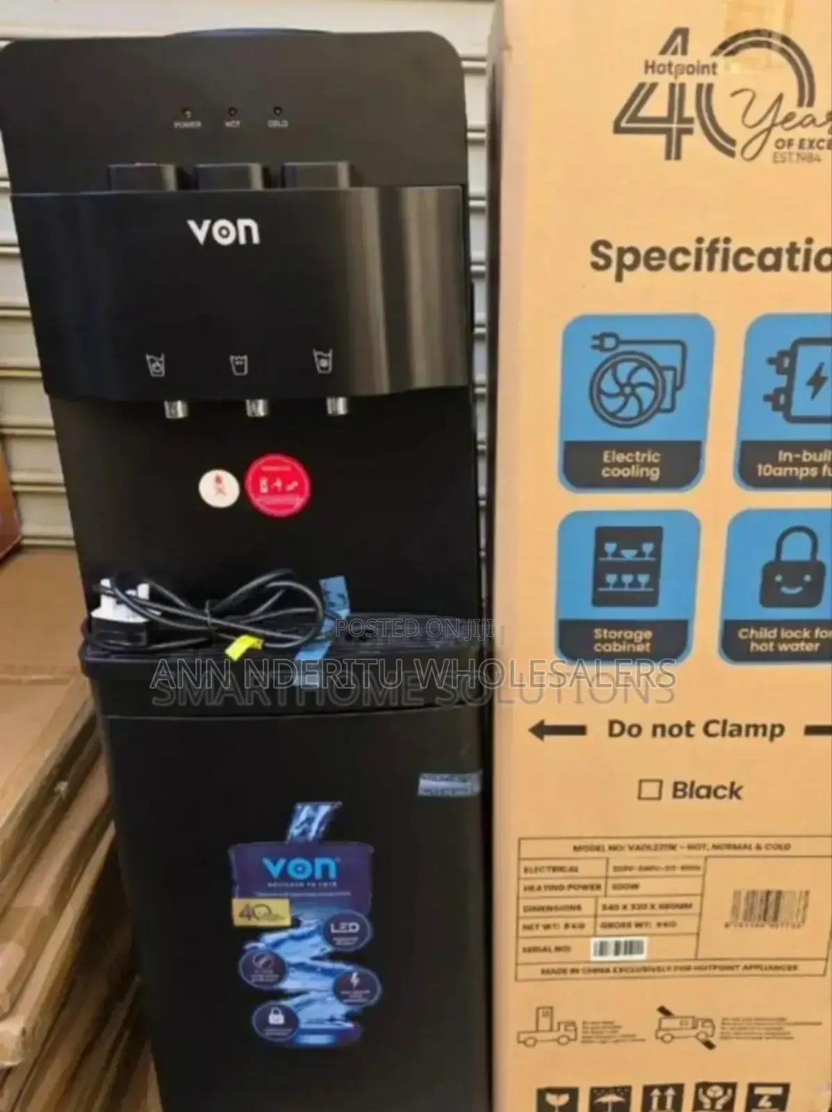 Black Von 3tap Dispenser