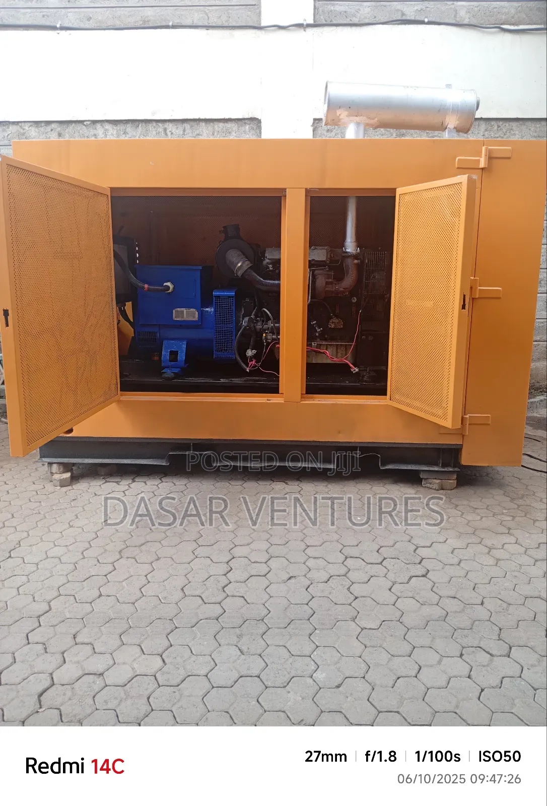 Generator Hire 100kva Perkins